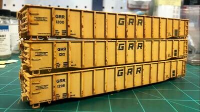 Georgetown Railroad Gunderson/Thrall Hopper Solid N Scale Decal Set