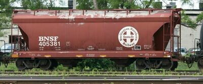Generic Modern ACF 2970 Hopper Black Data Only HO Scale Decal Set