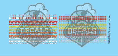 Vehicle Light with Black Bezels 1/64 Scale