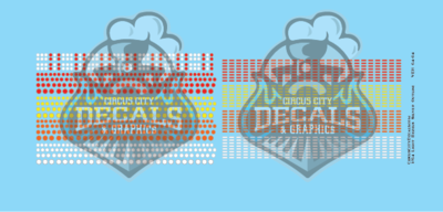 Vehicle Light with Silver Bezels 1/64 Scale