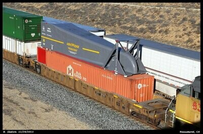 ArroWedge Container UPRU Union Pacific HO Scale Decal Set