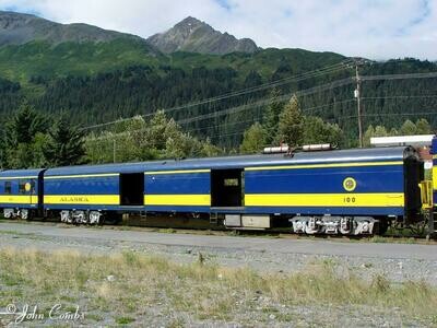 Alaska Railroad Passenger Modern Z Scale Decal Set