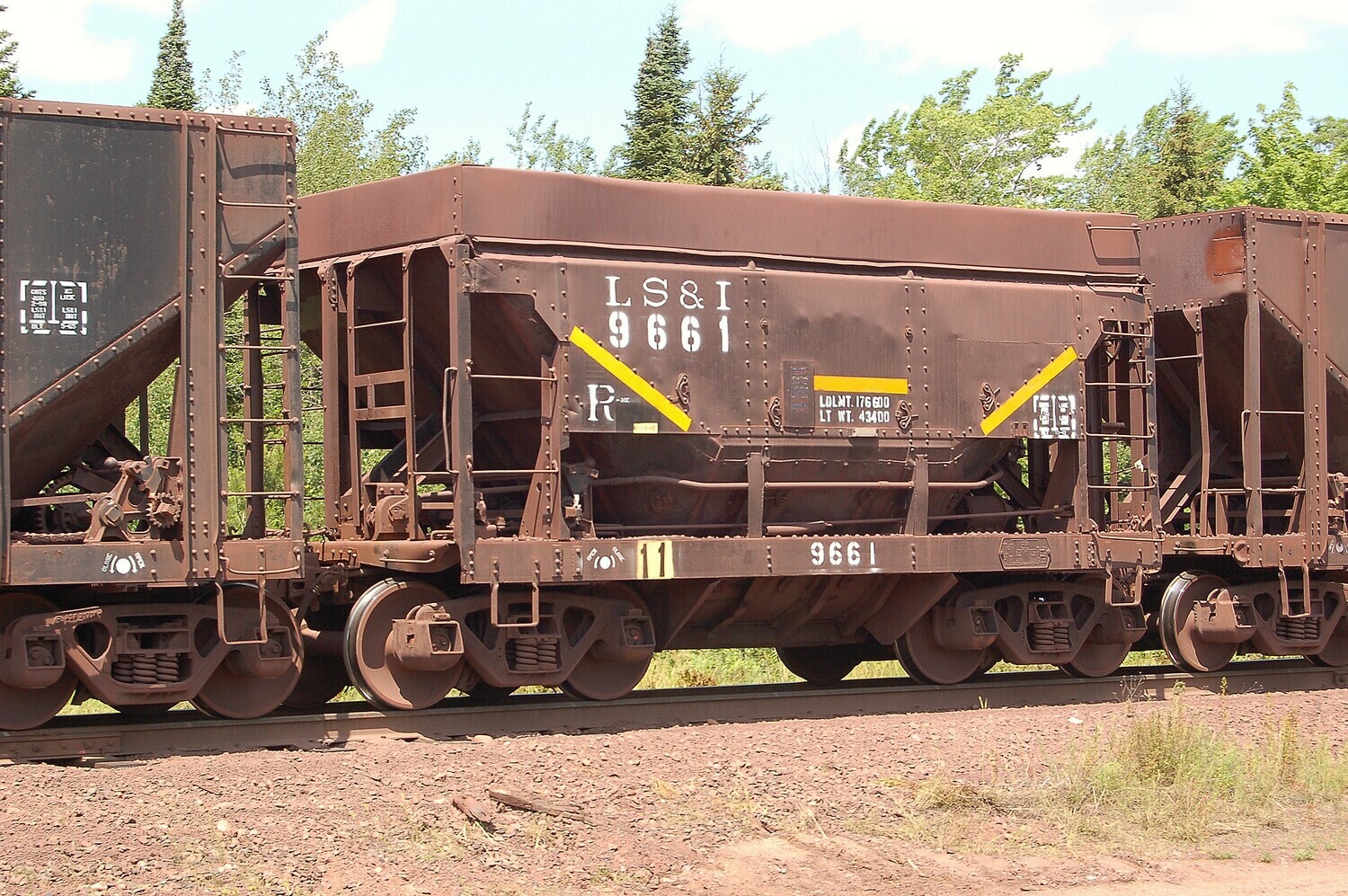Lake Superior & Ishpeming Railroad LS&I Ore Cars S Scale Decal Set 
