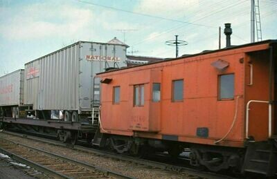 Milwaukee Road Rib Side Caboose HO Scale Decal Set