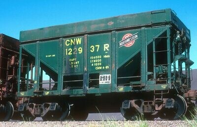 CNW Chicago &amp; North Western Ore Car Yellow Block Style O Scale Decals Walthers Athearn Renumbering