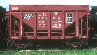 CNW Chicago &amp; North Western Ore Car White Roman Style 2 N Scale Decals Renumbering