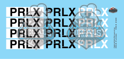 PRLX SD70 Dash 9 Patch G scale Decal Set
