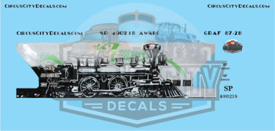 SP Southern Pacific 2 Bay Hopper Aware Graffiti N Scale Decal Set