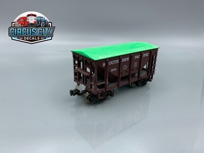 Scale Test Ore Cars Roof Section 3d Printed HO Scale