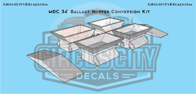Ballast Door Conversion Kit MDC Roundhouse HO scale