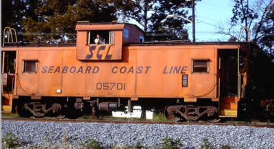 Seaboard Coast Line Caboose Lettering O Scale Decal Set