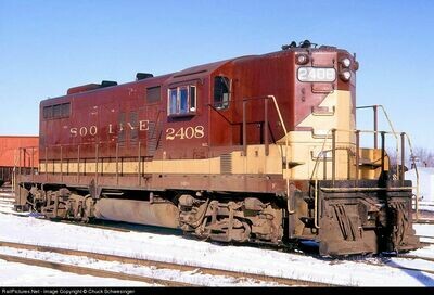 Soo Line GP9/SD9 HO Scale Decal Set