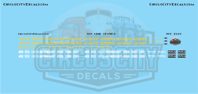 Soo Line GP9/SD9 G Scale Decal Set