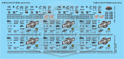 Tichy Train Group HO #9031 Decals For USRA 36' 2-Bay Panel Side Rebuilt Decal 