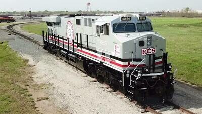 Kansas City Southern ES44 4859 Safety First Decals HO Scale