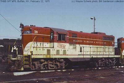 Toronto Hamilton &amp; Buffalo GP7/9 HO Scale Decal Set
