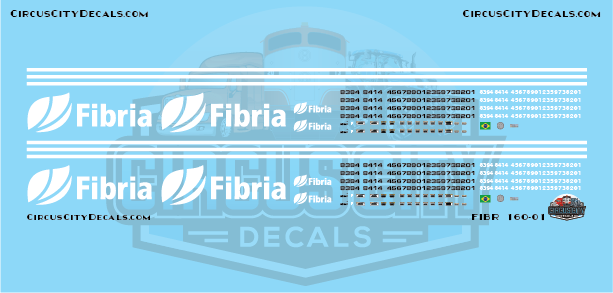 Fibria AC44i N Scale Decal Set