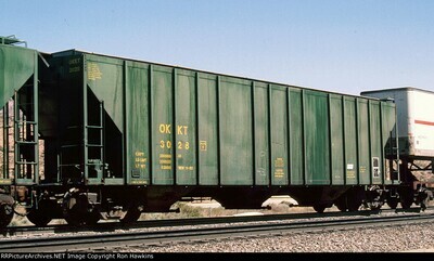 OKKT MKT Missouri Kansas Texas Railroad 4780 Covered Hopper Decal Set N Scale