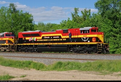 Kansas City Southern SD70ace 4009 Heroes Unit Decals HO Scale