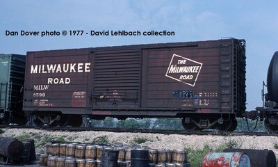Milwaukee Road 60's 9’ Door Appliance Boxcar HO Scale Decal Set