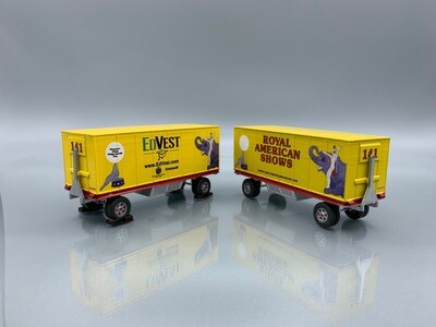 Circus World Museum #141 EdVest Royal American Shows Circus Wagon Kit HO Scale