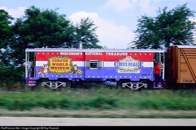 Circus World Museum Caboose Decals HO Scale