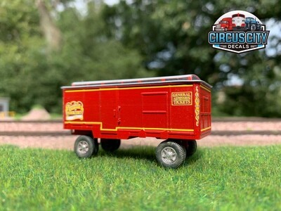 Ringling Brothers Barnum Bailey Circus #123 Ticket Wagon Kit HO Scale