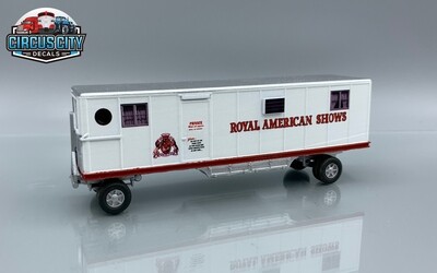 Royal American Shows Office Circus Wagon Kit HO Scale