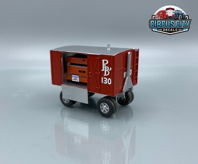 thumbnail image 2 of Add Vintage Charm: Royal American Shows Office Circus Wagon Kit - HO Scale (1:87) By Circus City Decals 2 of 6