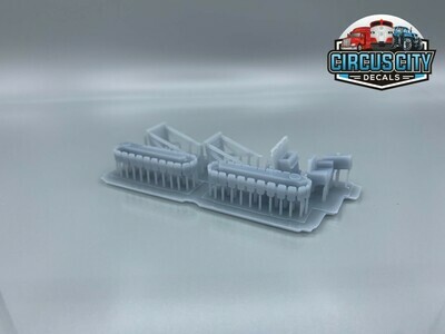 Ringling Bros. &amp; Barnum Bailey Circus RBBB Wiking Tractor Cat Upgrade Kit HO Scale Walthers