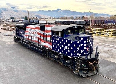Montana Rail Link SD70ace Veterans 4407 G Scale Decal Set