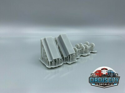 Mat Wagon Kit HO Scale Circus (Qty 2)