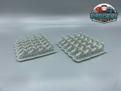 Circus Wagon Chocks 3d Printed HO 1:87 Scale