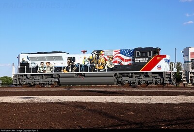 UP Union Pacific SD70 #1111 Employee Pride USA Trains G Scale Decal Set