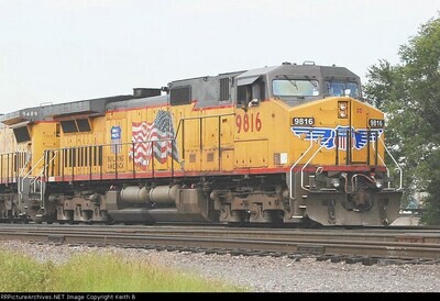 UP Union Pacific C44-9W Dash 9 HO 1:87 Scale Decal Set