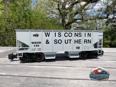 ​G Scale Ballast Door Kit Roundhouse 2 Bay Open Hopper