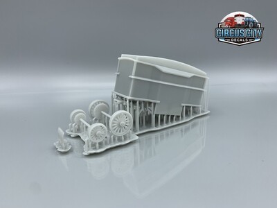 Asia Tableau Cole Brothers Circus Wagon Kit HO Scale