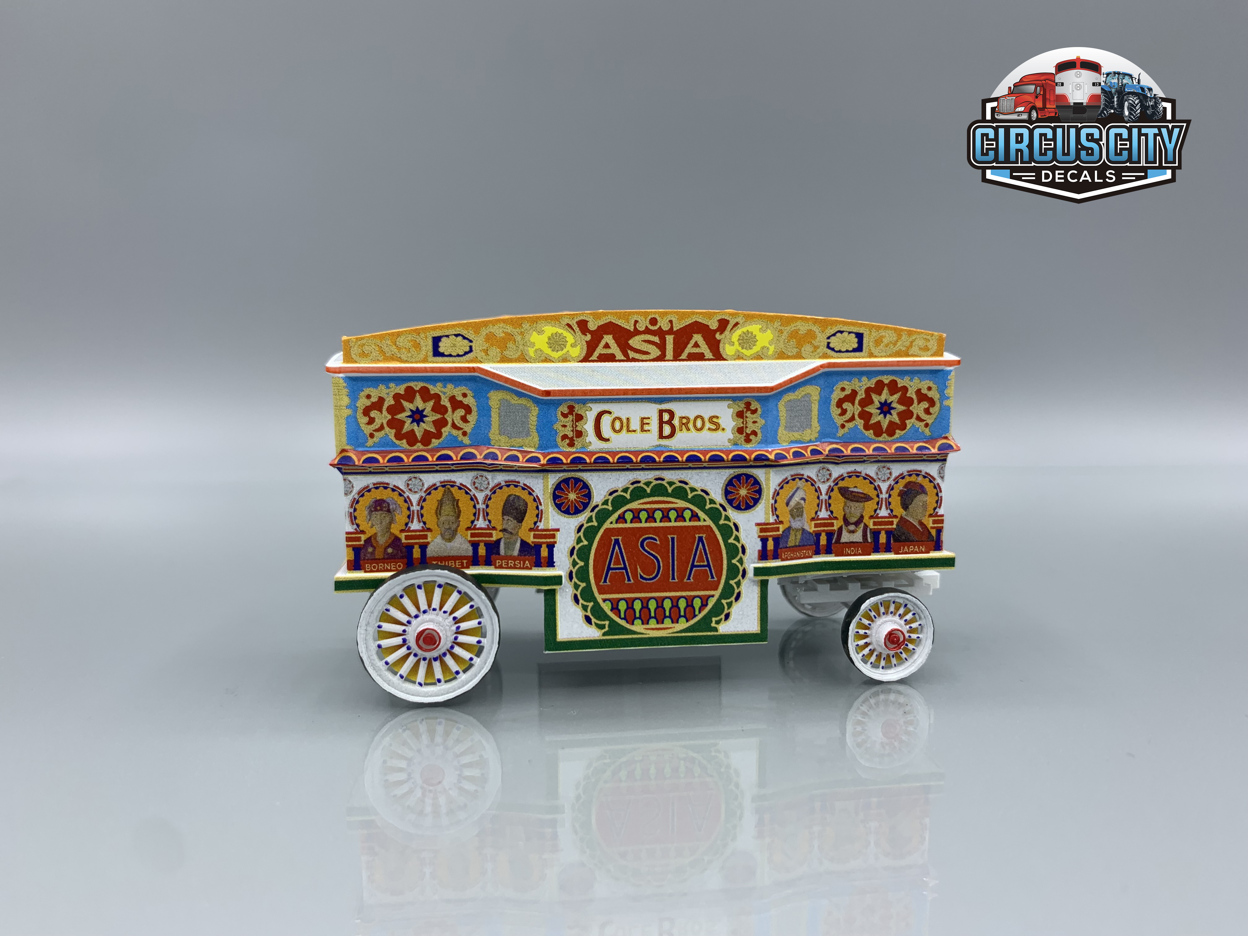 Asia Tableau Cole Brothers Circus Wagon Kit HO Scale | eBay