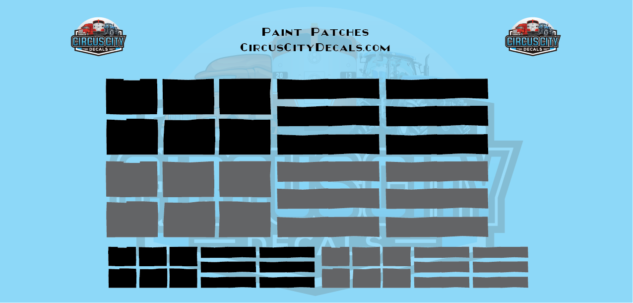 Reporting Mark Paint Patch Black/Gray O Scale