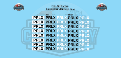PRLX SD70mac Patch HO scale Decal Set