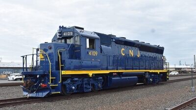 Central of New Jersey GP40PH-2 4109 HO Scale Decal Set