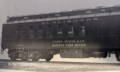 Railway Post Office RPO Window Bars Gray HO Scale