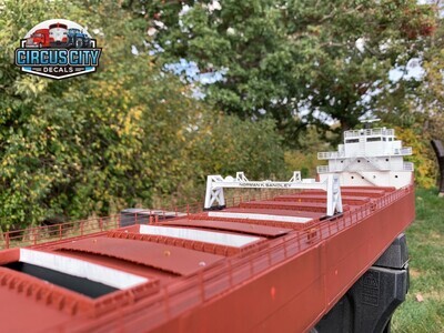 Great Lakes Ore Boat Hatch Covers with Sides HO 1:87 Scale