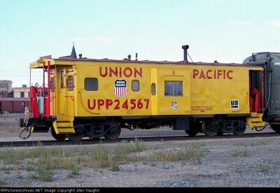Union Pacific UP 24567 Steam Caboose HO Scale Decals