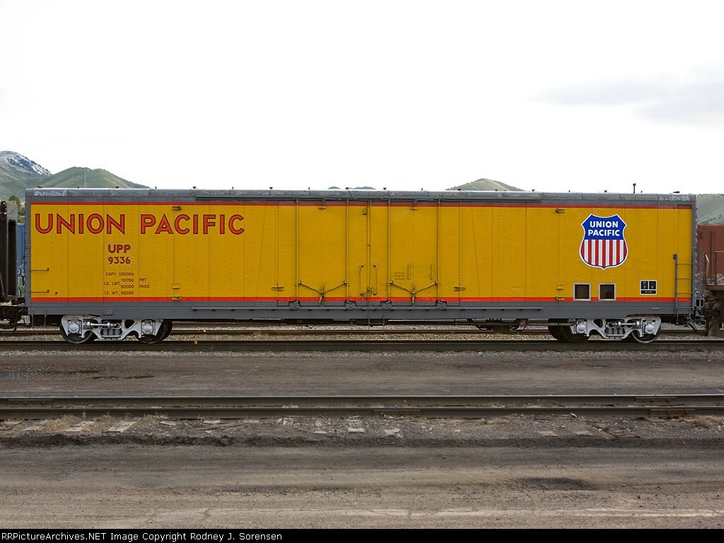 Union Pacific Heritage Fleet UP 9336 Tool Car HO 1:87 Scale Decals