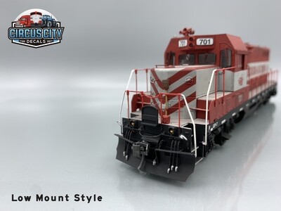 Ditch Light Housing Pilot Mount 1:87 HO Scale (QTY 48)