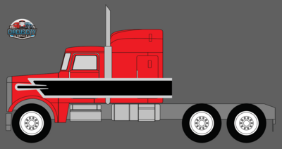 Olympic Semi Stripe Black/Gray Graphic 1:48 Scale