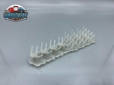 Coil Car Hood Stacking &amp; Lift Brackets for Walther's Models HO 1:87 Scale