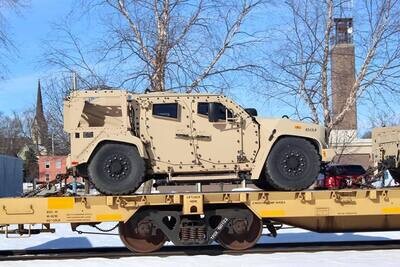 Military Joint Light Tactical Vehicle​ JLTV 4 Door N 1:160 Scale Model Built Up (QTY 2)