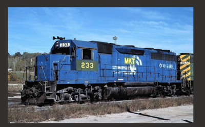 MKT Missouri Kansas Texas Railroad GP38 GP38-2 GP40 Patch Decal Set N 1:160 Scale